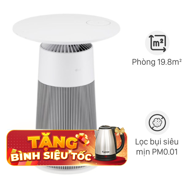 Máy lọc không khí LG PuriCare Aero Furniture AS20GPWU0 màu trắng 28W