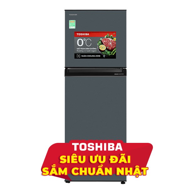 Toshiba Inverter 233 lít GR-RT303WE-PMV(52)