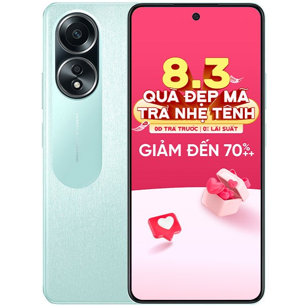 Điện thoại OPPO A58 8GB/128GB