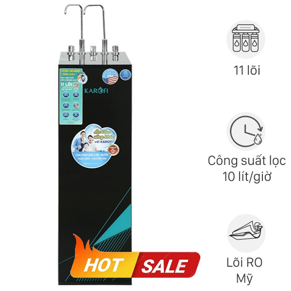 Máy lọc nước RO nóng nguội lạnh Karofi KAD-X58