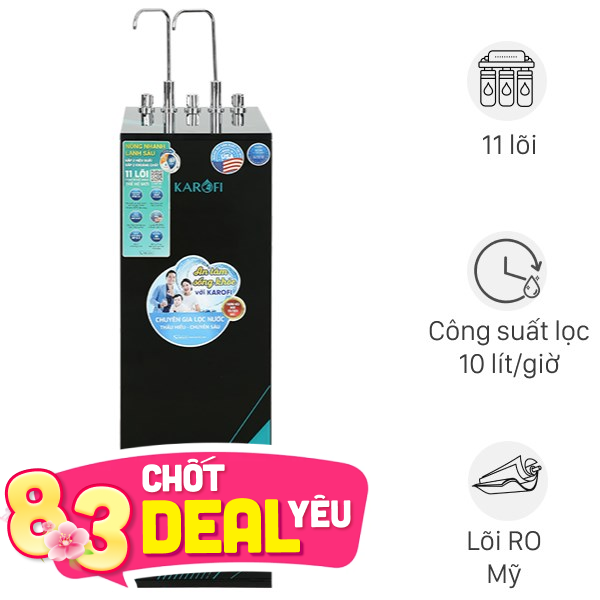Máy lọc nước RO nóng nguội lạnh Karofi KAD-X58