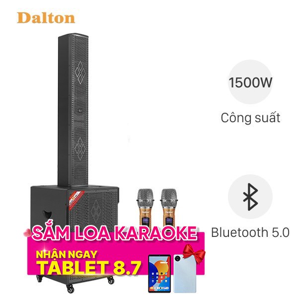 Bộ loa điện Dalton CA18-S118/CA18-F605 1500W