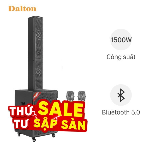 Bộ loa điện Dalton CA18-S118/CA18-F605 1500W