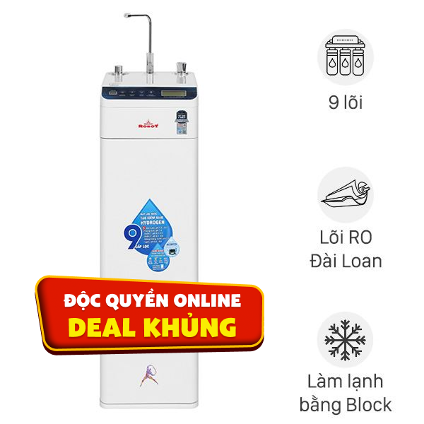 Máy lọc nước RO nóng nguội lạnh Hydrogen ROBOT HydroElite-9X