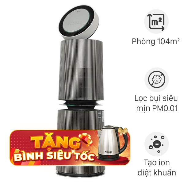 Máy lọc không khí LG PuriCare 360 Alpha Double AS10GDBY0.ABAE 72W