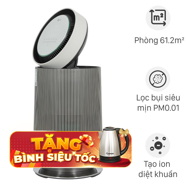 Máy lọc không khí LG PuriCare 360 Alpha Single AS65GDBY0.ABAE 48W