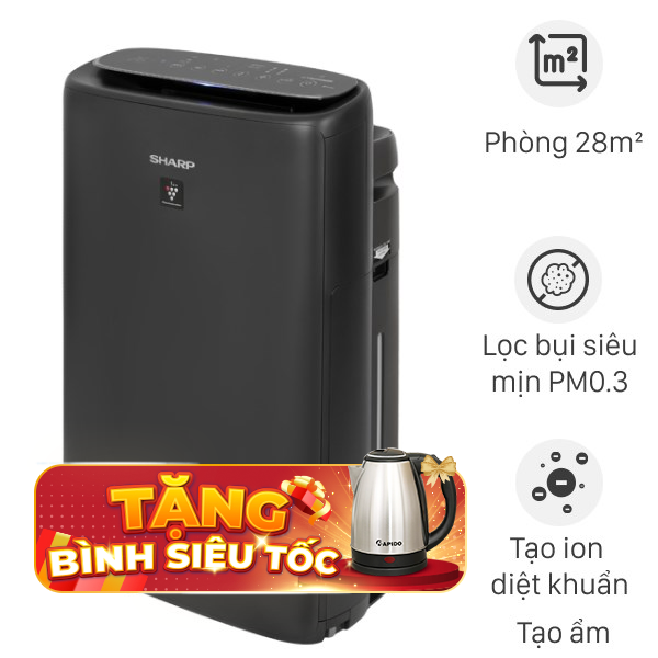 Máy lọc không khí tạo ẩm Sharp KI-N40V-H 29W