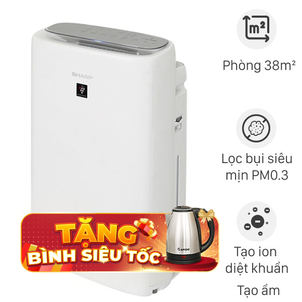 Máy lọc không khí tạo ẩm Sharp KI-N50V-W 51W