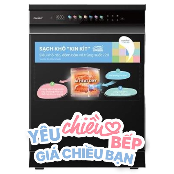 Máy rửa chén độc lập Comfee CDWEF1533GB-WU-VN