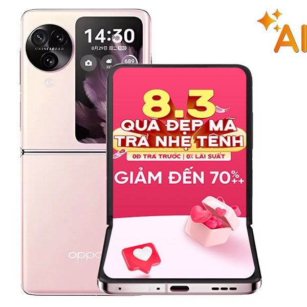 OPPO Find N3 Flip 5G 12GB/256GB Hồng