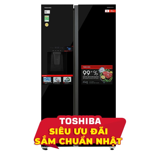 Toshiba Inverter 568 lít GR-RS755WIA-PGV(22)-XK