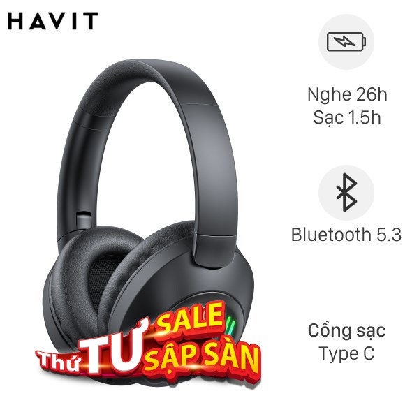Tai nghe Chụp Tai Havit H663BT