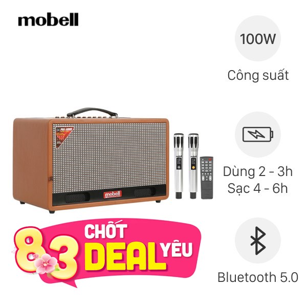 Loa karaoke xách tay Mobell MK-4960A 100W