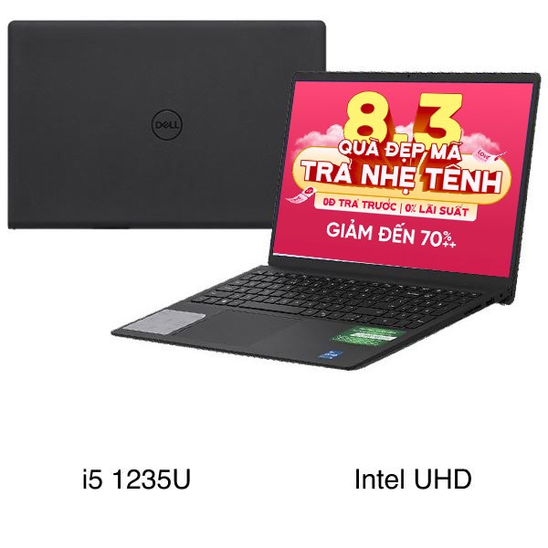 Laptop Dell Inspiron 15 3520 - 71027003 (i5 1235U, 8GB, 512GB, Full HD 120Hz, OfficeHS, KYHD, Win11)