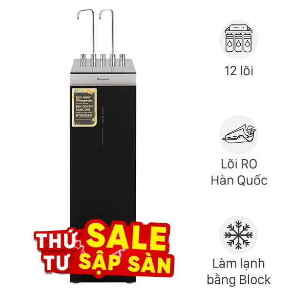 Máy lọc nước RO nóng nguội lạnh Hydrogen Kangaroo KG12A8