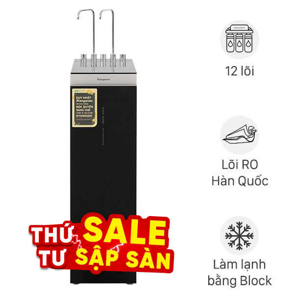 Máy lọc nước RO nóng nguội lạnh Hydrogen Kangaroo KG12A8