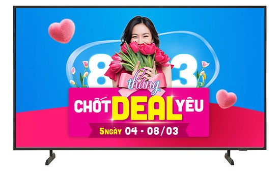 Smart Tivi Khung Tranh The Frame QLED Samsung AI 4K 55 inch QA55LS03D