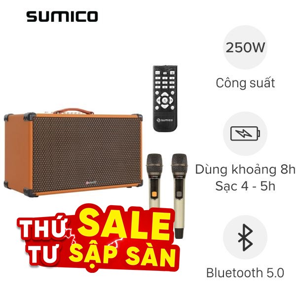Loa karaoke xách tay Sumico BT-S82