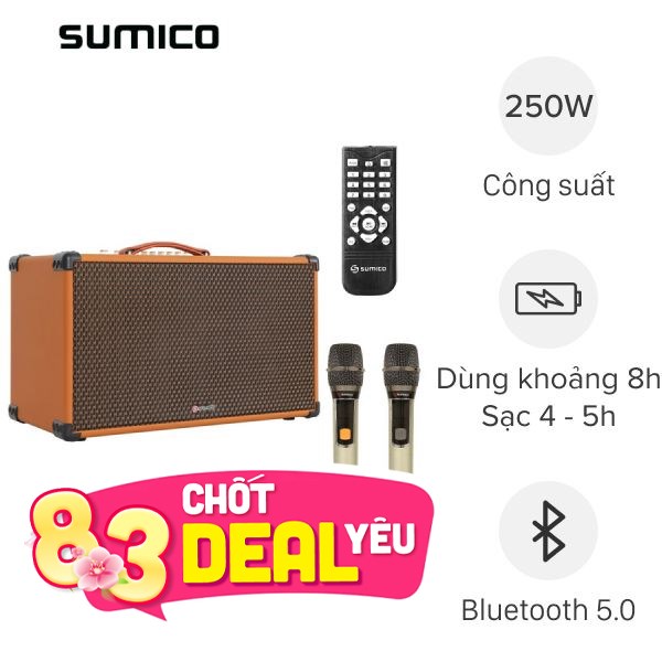 Loa karaoke xách tay Sumico BT-S82