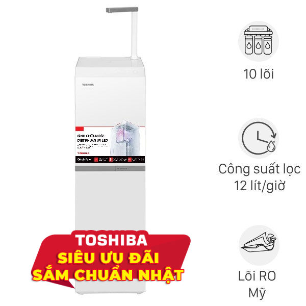 Máy lọc nước RO Hydrogen Toshiba TWP-N2396SVN(W)