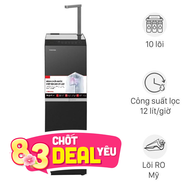 Máy lọc nước RO nóng nguội lạnh Hydrogen Toshiba TWP-W2396SVN(M)