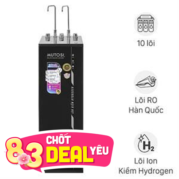 Máy lọc nước RO nóng nguội lạnh Hydrogen ion kiềm Mutosi MP-S1021H