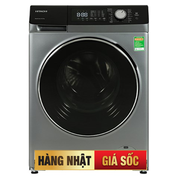 Máy giặt sấy Hitachi Inverter giặt 10.5 kg - sấy 7 kg BD-D1054HVOS