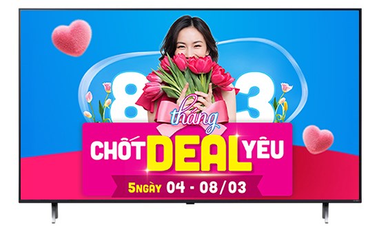 Smart Tivi QNED LG AI 4K 43 inch 43QNED80TSA
