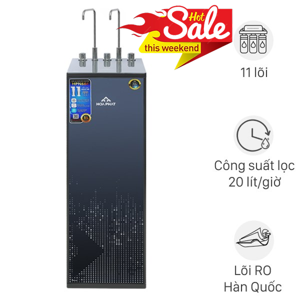 Máy lọc nước RO nóng nguội lạnh Hydrogen Hòa Phát HPN666