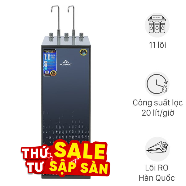 Máy lọc nước RO nóng nguội lạnh Hydrogen Hòa Phát HPN666