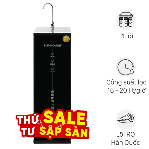 Máy lọc nước RO Hydrogen Sunhouse SHA8800KL