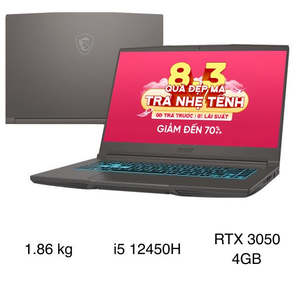 MSI Gaming Thin 15 B12UC i5 12450H (2045VN)