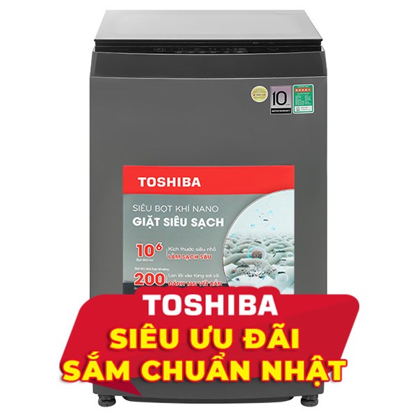 Máy giặt Toshiba Inverter 15 kg AW-DUM1600LV(SG)