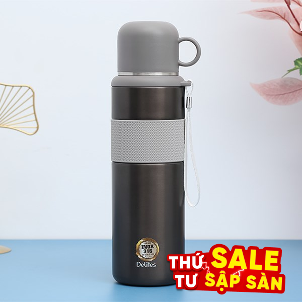 Bình giữ nhiệt nóng lạnh Inox 750 ml Delites Z90A