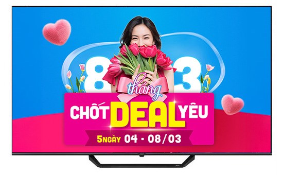 Google Tivi QLED Aqua 4K 65 inch AQT65S80EUX
