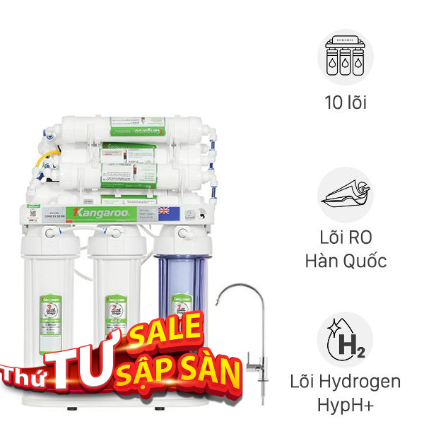 Máy lọc nước RO Hydrogen Kangaroo KGRP10