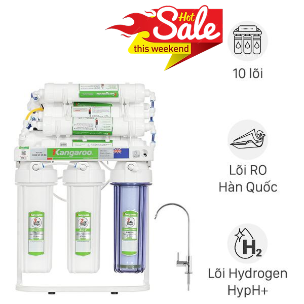 Máy lọc nước RO Hydrogen Kangaroo KGRP10