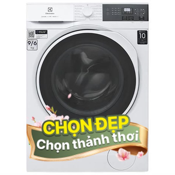 Máy giặt sấy Electrolux UltimateCare 300 Inverter giặt 9 kg - sấy 6 kg EWW9024P3WC