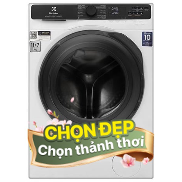 Electrolux Inverter Giặt 11 Kg - Sấy 7 Kg EWW1123P5WC