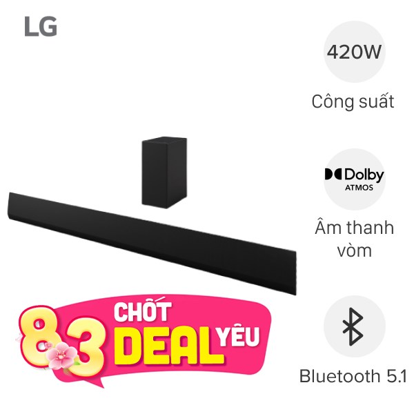 Bộ loa thanh LG SG10TY