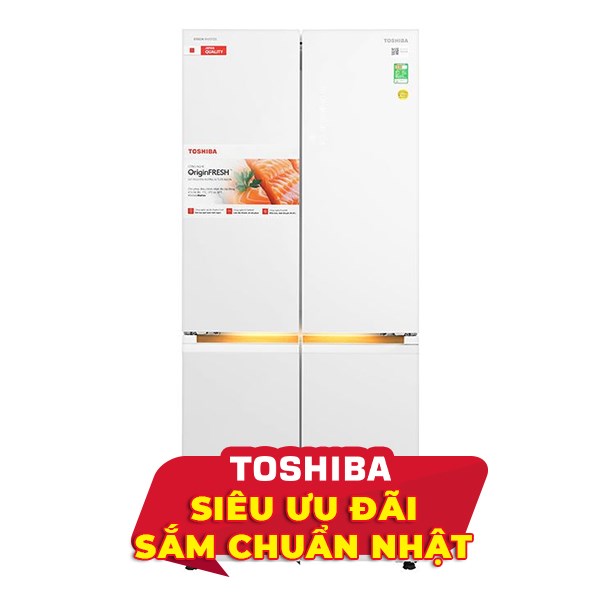 Toshiba Inverter 535 lít Japandi GR-RF695WI-PGV(67)