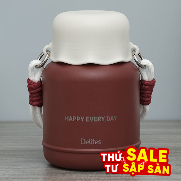 Bình giữ nhiệt nóng lạnh Inox 680 ml Delites FH680