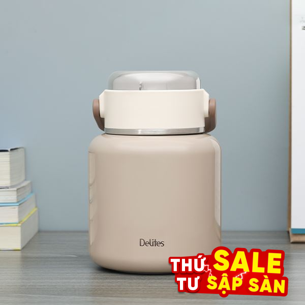 Bình giữ nhiệt nóng lạnh Inox 800 ml Delites XB-24170