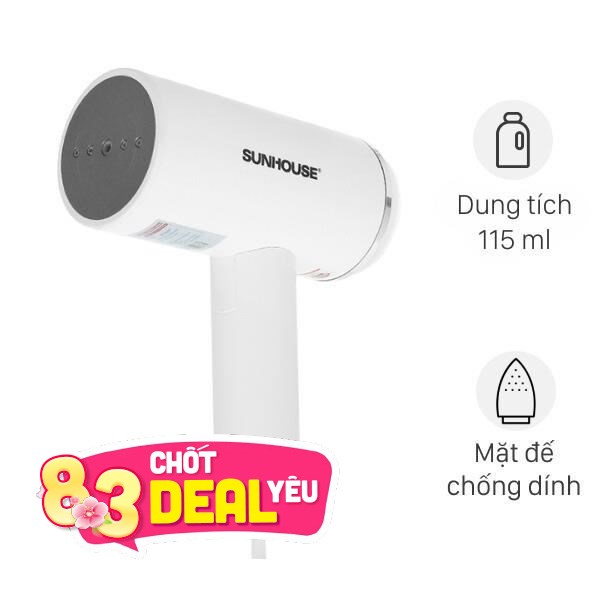 Bàn là hơi nước cầm tay Sunhouse SHD2176 1000W