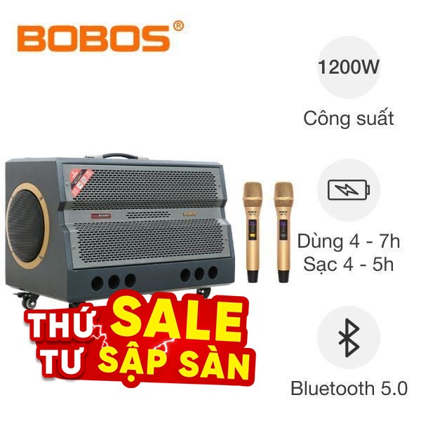 Loa karaoke xách tay BOBOS BM-348XT