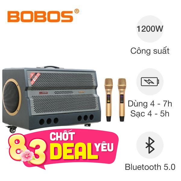 Loa karaoke xách tay BOBOS BM-348XT
