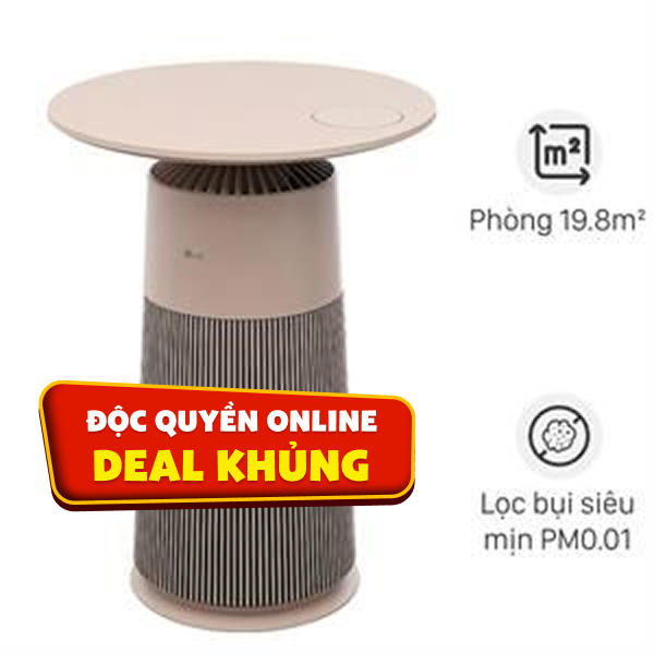 Máy lọc không khí LG PuriCare Aero Furniture AS20GPBK0 màu nâu 28W