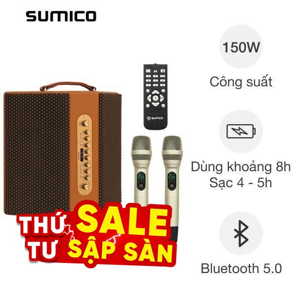 Loa karaoke xách tay Sumico Hexagon