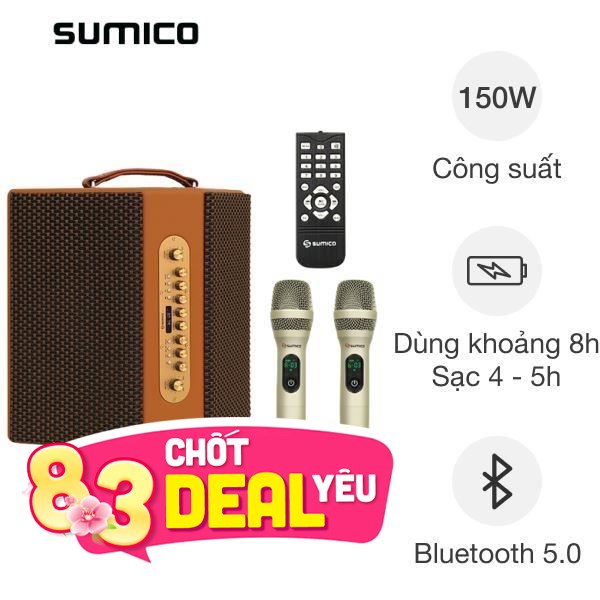 Loa karaoke xách tay Sumico Hexagon
