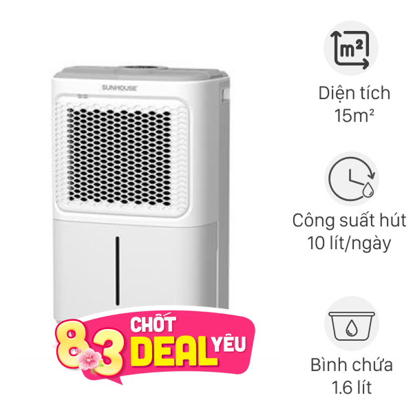 Máy hút ẩm Sunhouse SHD-DHB1001 220W
